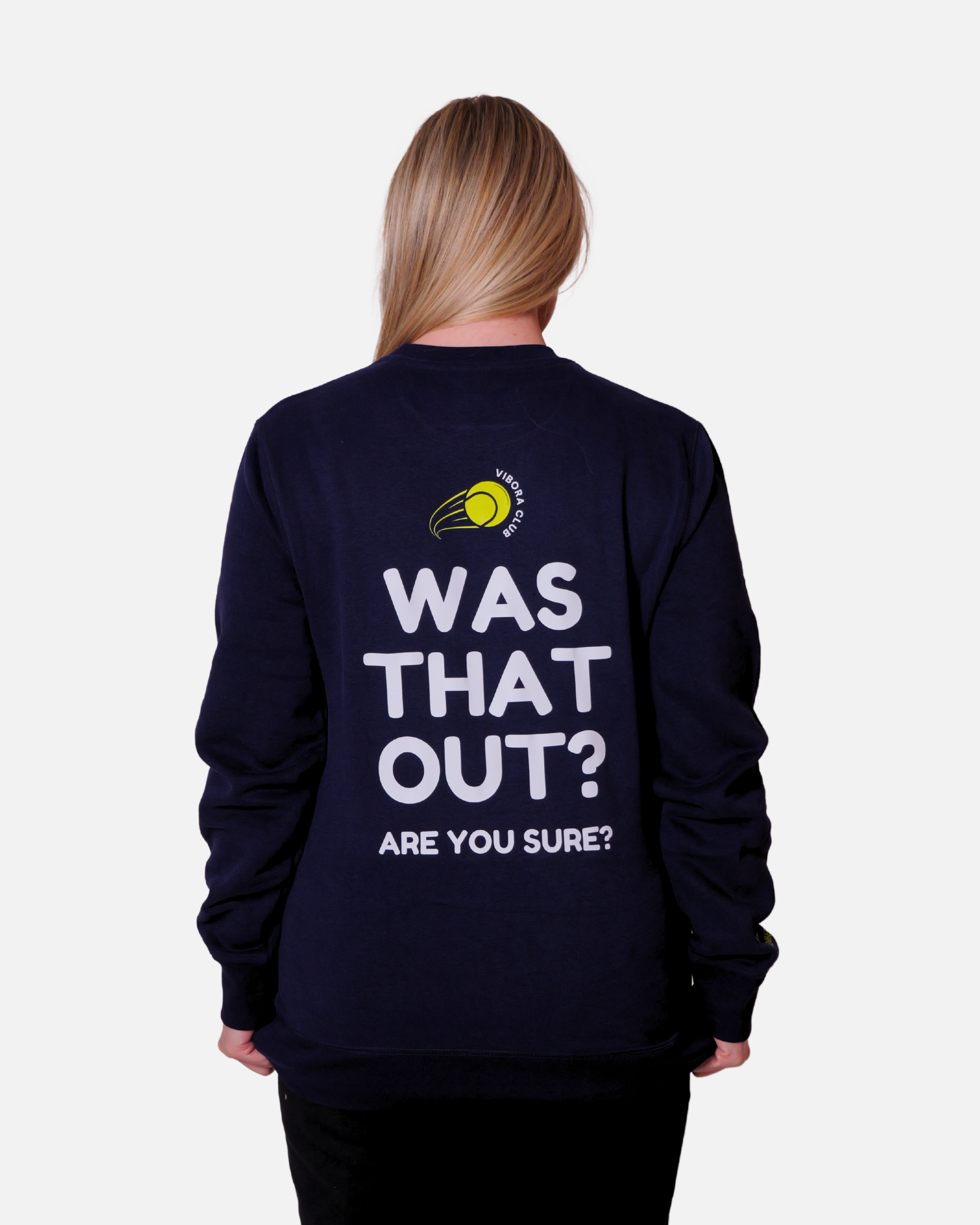Was that out? Crewneck