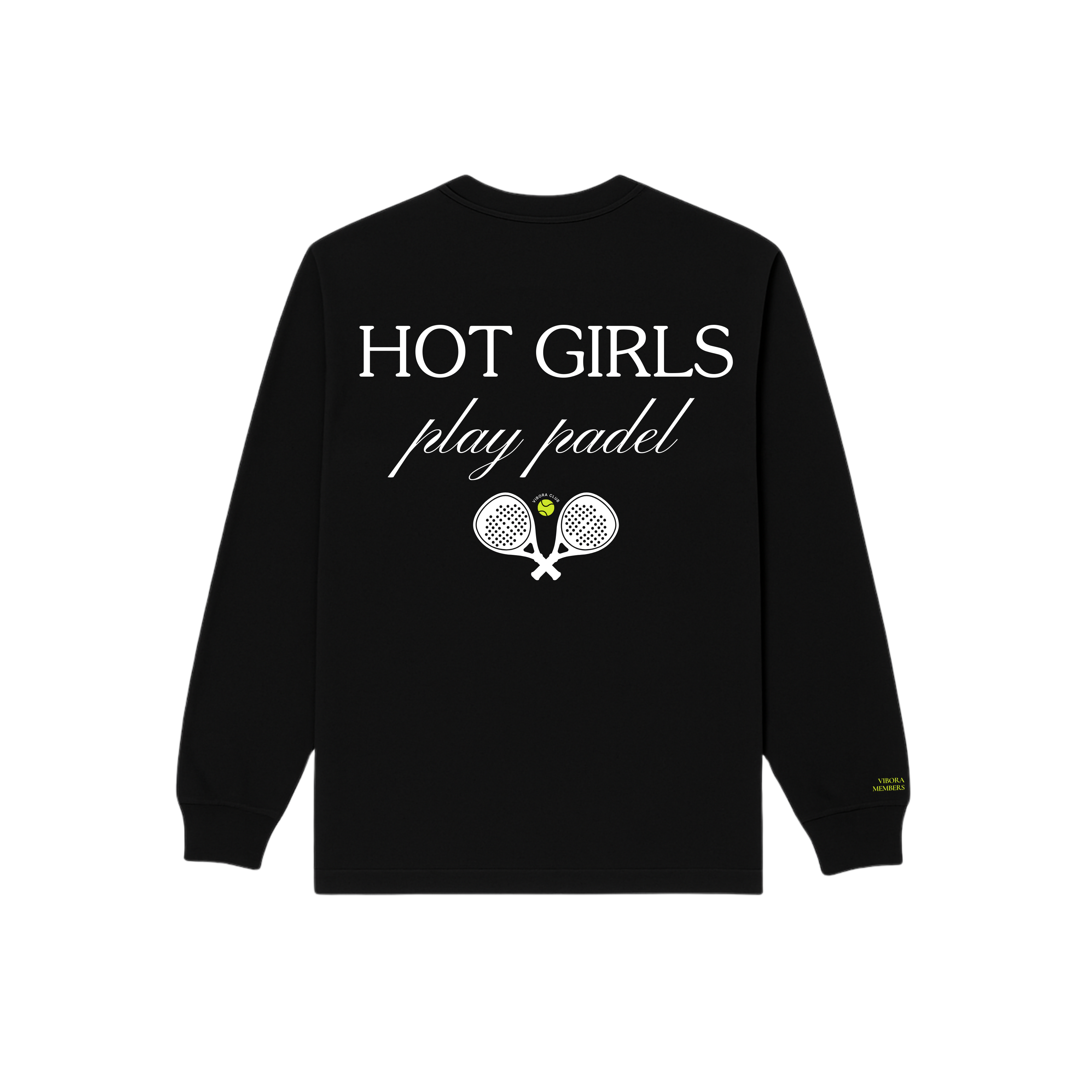 Hot girls play padel Crewneck